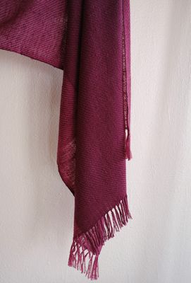 A Very Soft Stole Handmade With Fine Wool