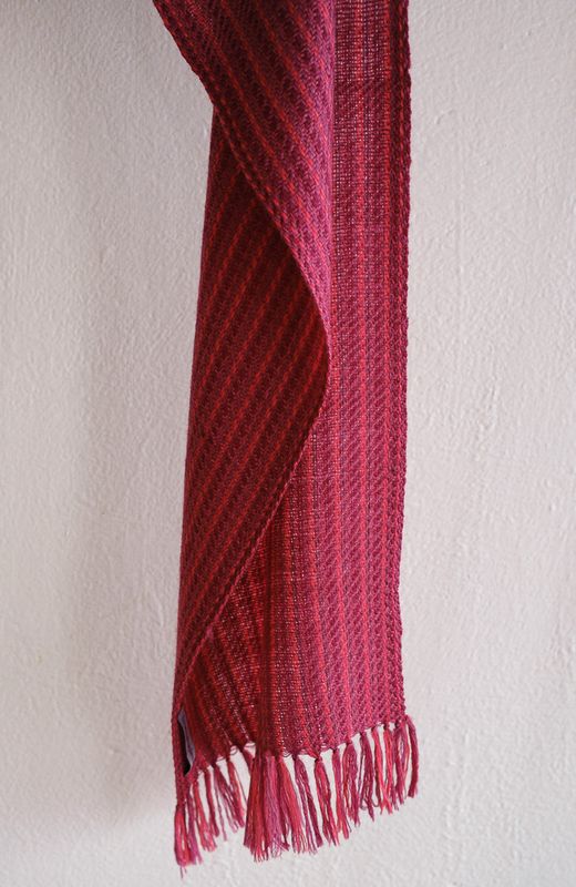 Small Woolen Scarf Coloured with Natural Dyes
