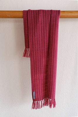 Small Woolen Scarf Coloured with Natural Dyes