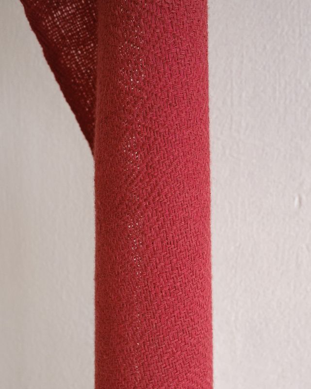 Small Woollen Scarf Coloured with Natural Dyes Madder