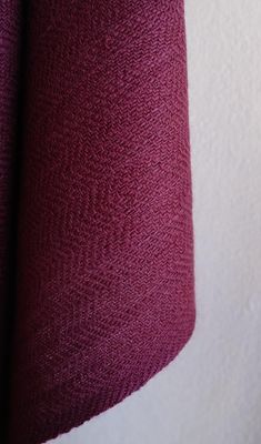 Shawl Woven With Hand-Spun Wool and Coloured With Natural Dyes