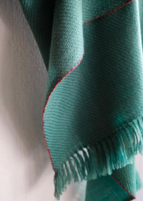 Woollen Shawl Coloured With Natural Dyes