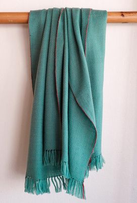 Woollen Shawl Coloured With Natural Dyes