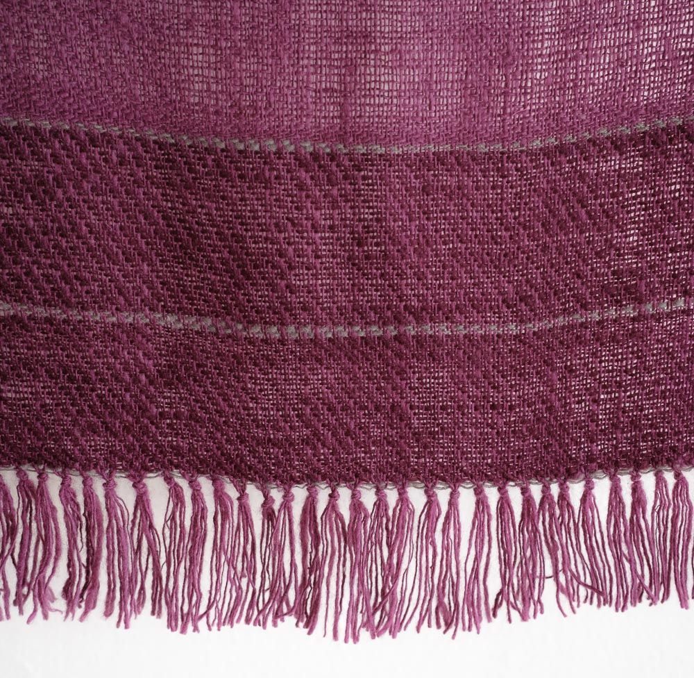 Woollen Scarf Made With Handspun Wool