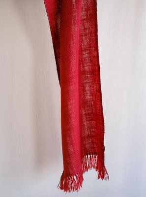 Woollen Scarf Made With Handspun Wool