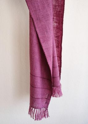 Small  Stole Made With Handspun Wool