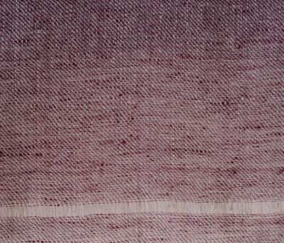 Handwoven Pure Pashmina Shawl- Certified, Dyed Purple and Grey With Natural Dyes Shellac and Harada