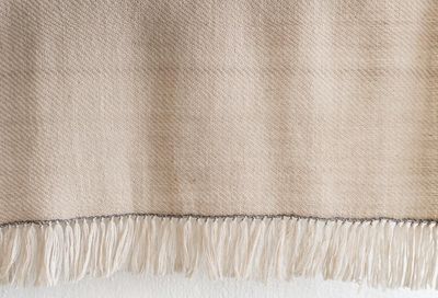 Small Woollen Stole Coloured With Natural Dyes, Tea and Harada