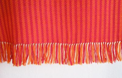 Small Woollen Stole Coloured With Natural Dyes,  Tesu Flowers and Madder