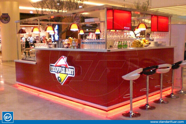 Shopping Mall Kiosk Stands