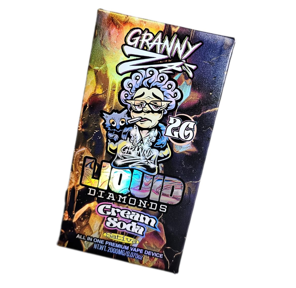 Granny Za's 2g Vape - Cream Soda - Sativa