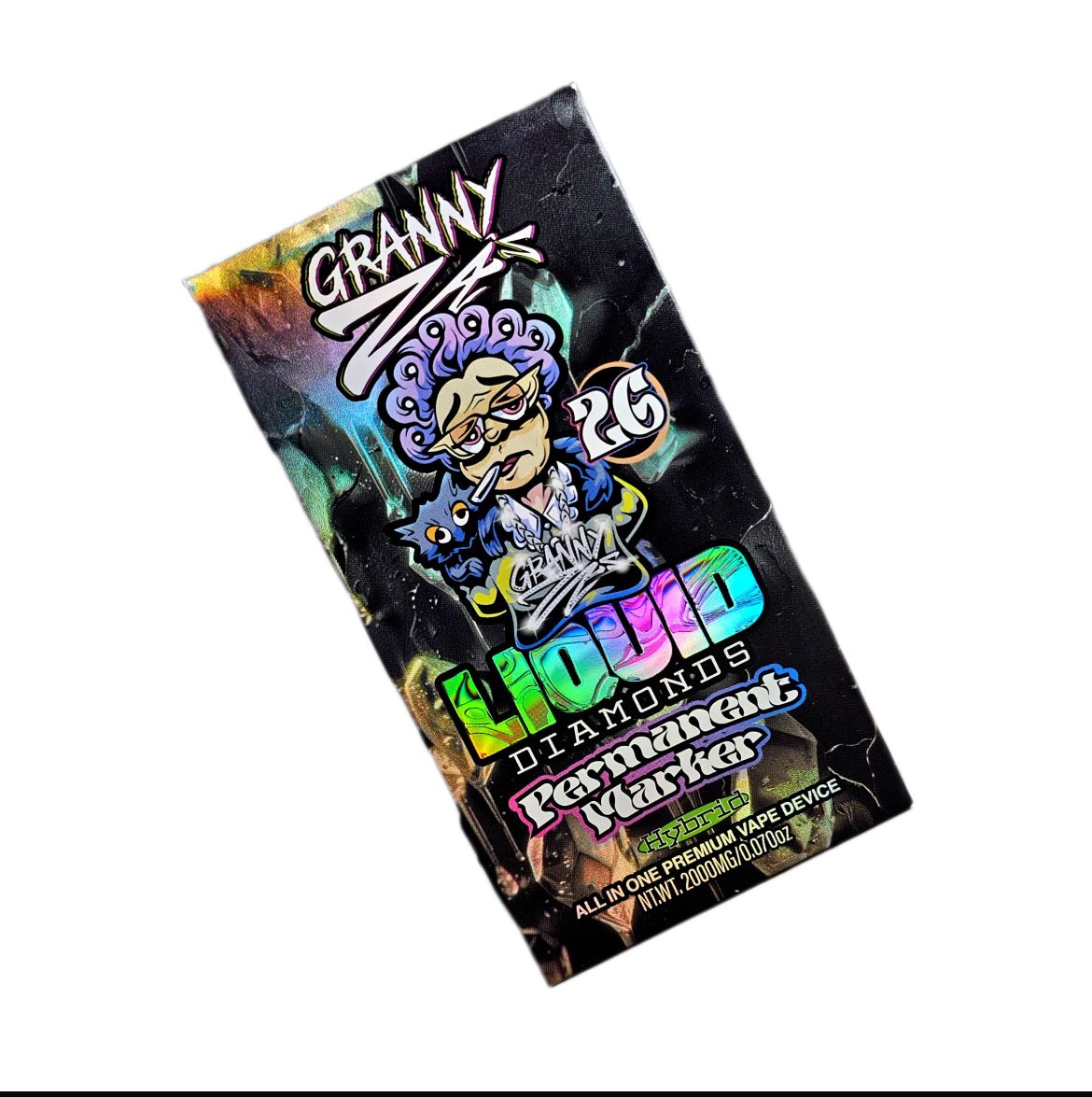 Granny Za's 2g Vape - Permanent Marker - Hybrid