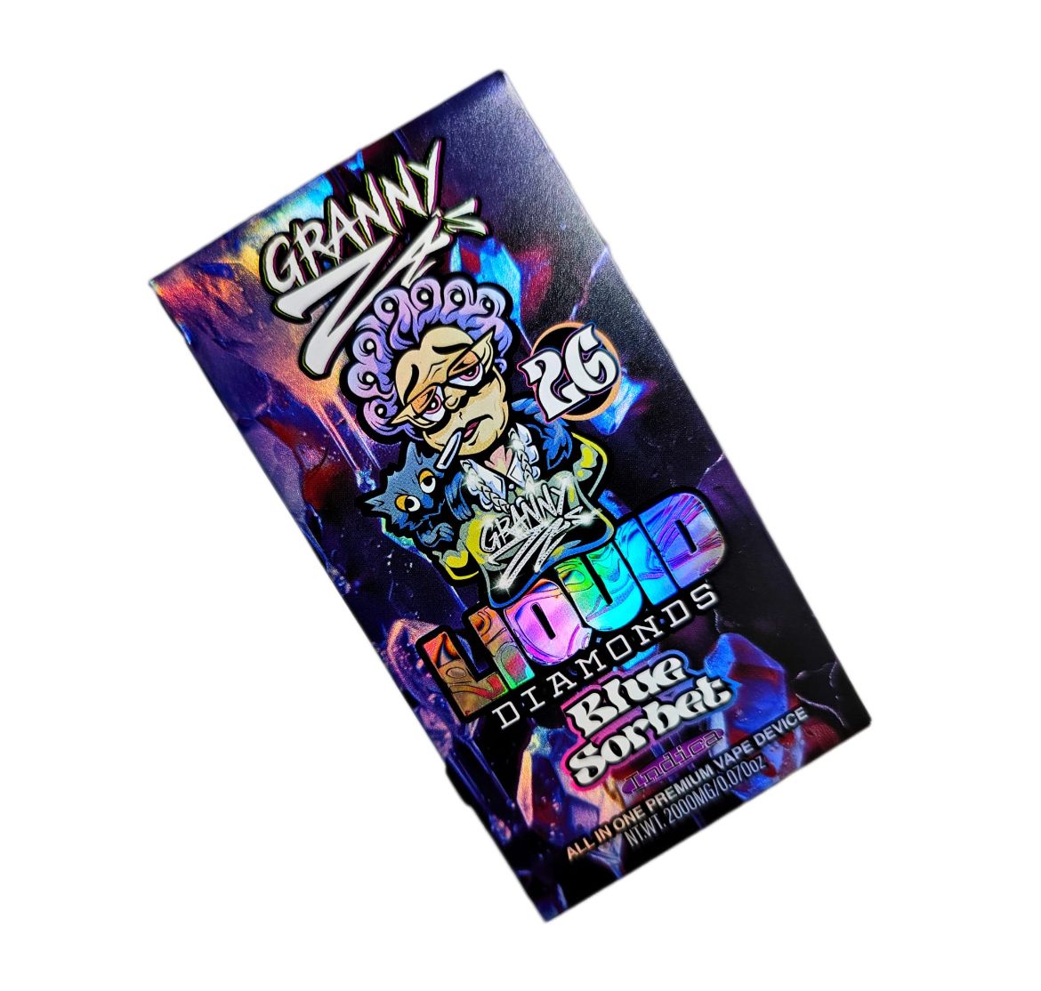 Granny Za's 2g Vape - Blue Sorbet - Indica