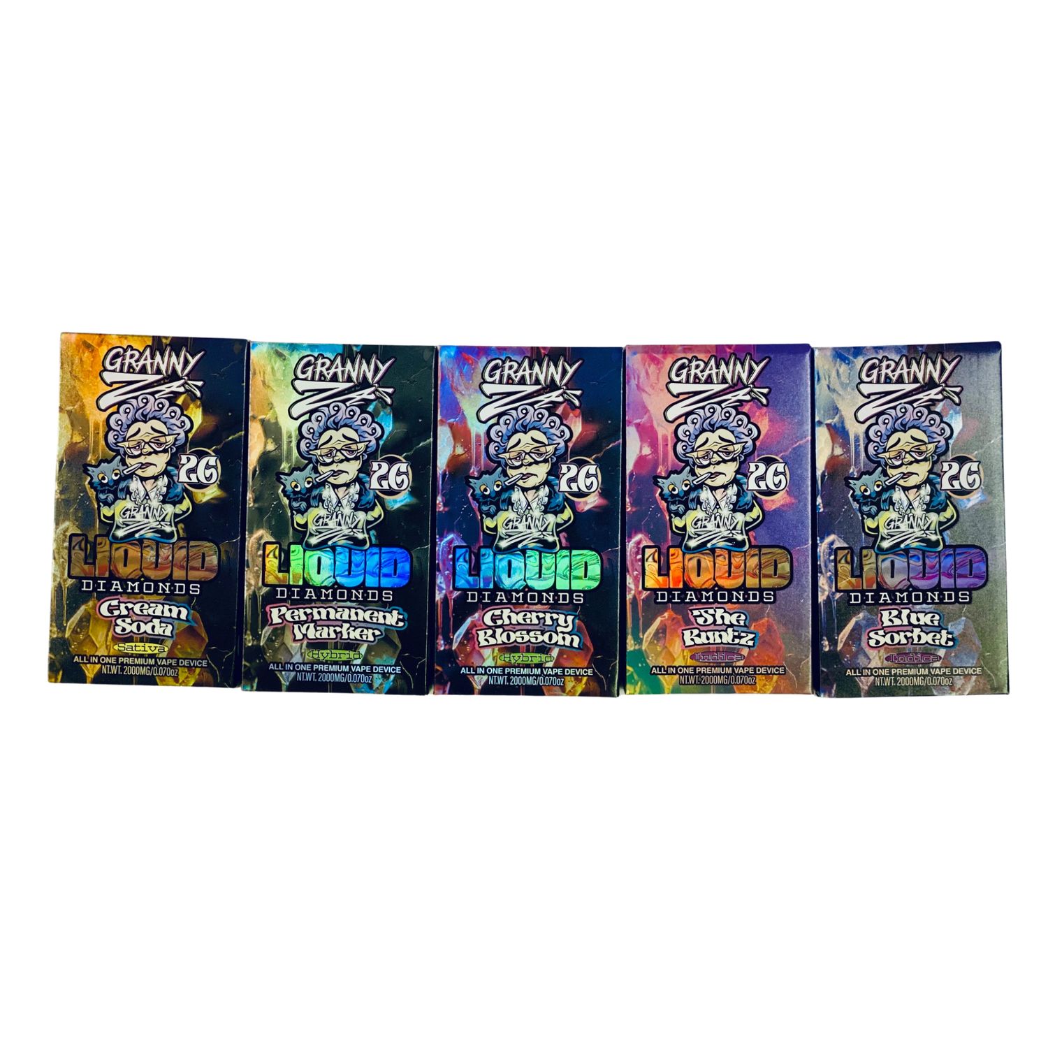 Granny Za 2g Vape Sampler Pack Deal