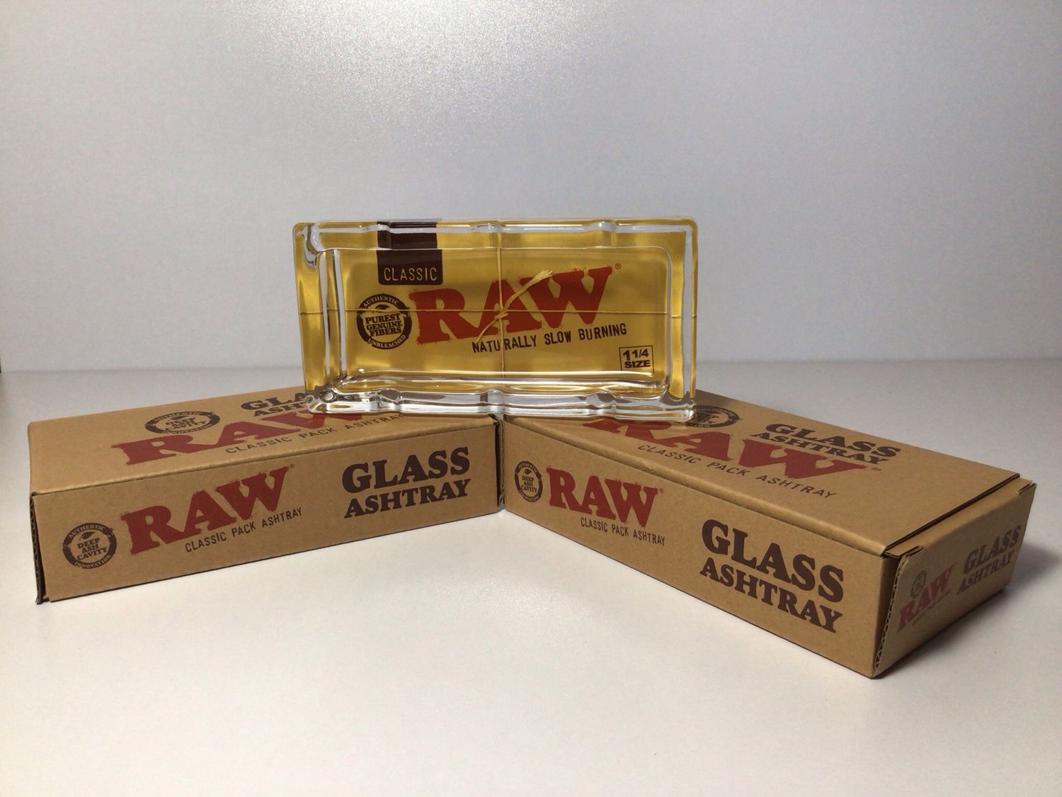 Raw Glass Ashtray