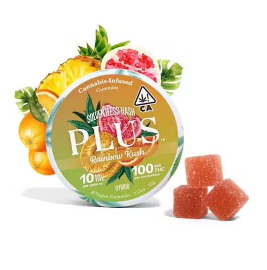 Plus Gummies Rainbow Kush Hybrid 100mg