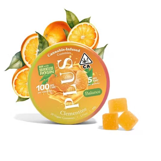 Plus Gummies Clementine Balance 100mg