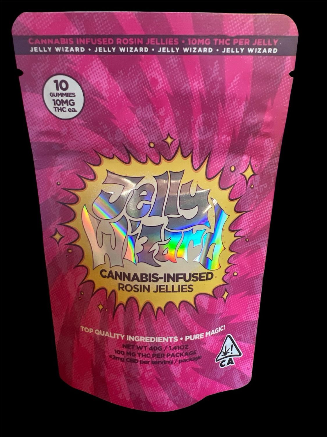 Jelly Wizard | Rosin Jellies | 100MG Pack |