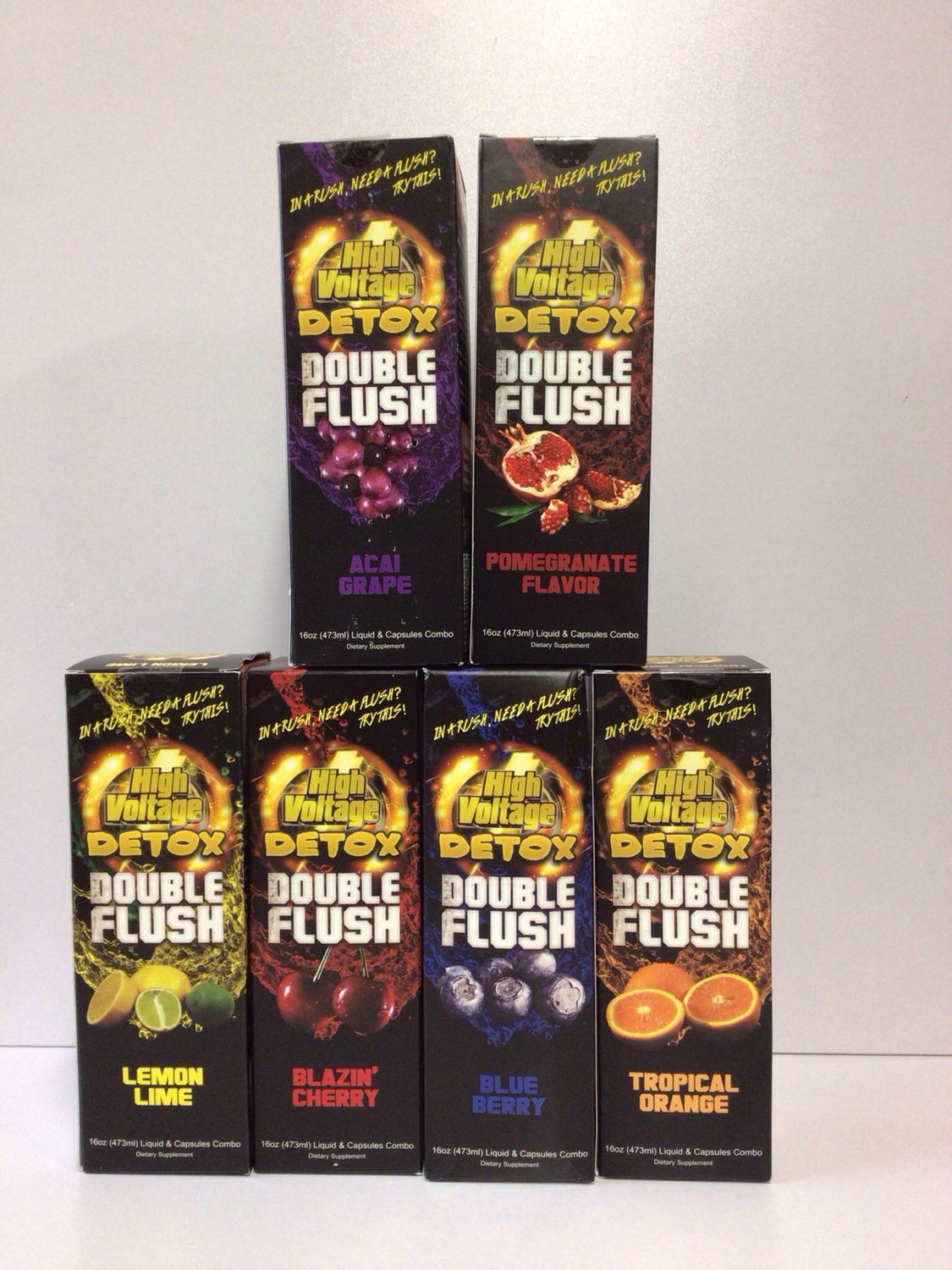 16oz High Voltage Double Flush Detox