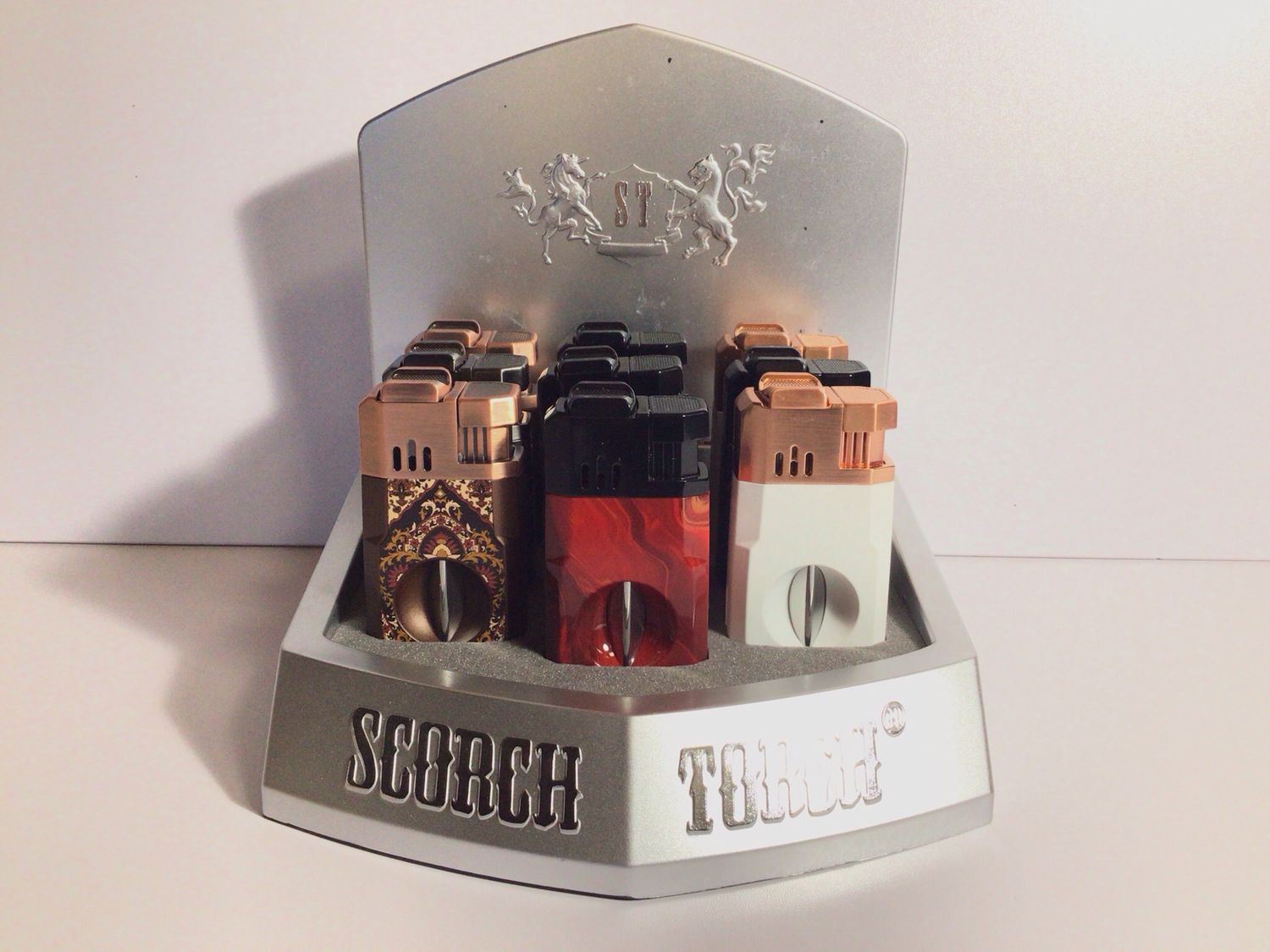 Scorch Torch w/ built in cigar holder and V cutter