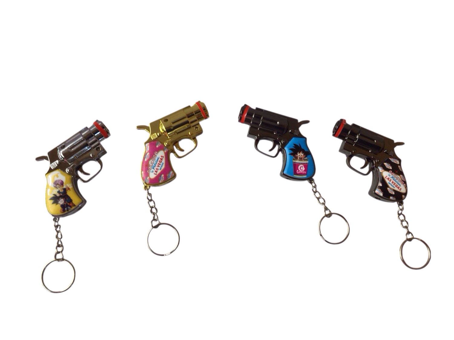 Revolver Torch Keychain