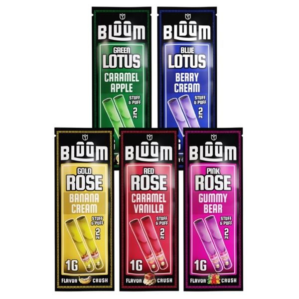 Bluum Wild Flower Flavor Crush Rose Rolls 2-pack