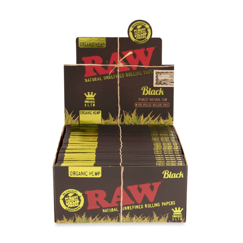 Raw Organic Black King size Slim