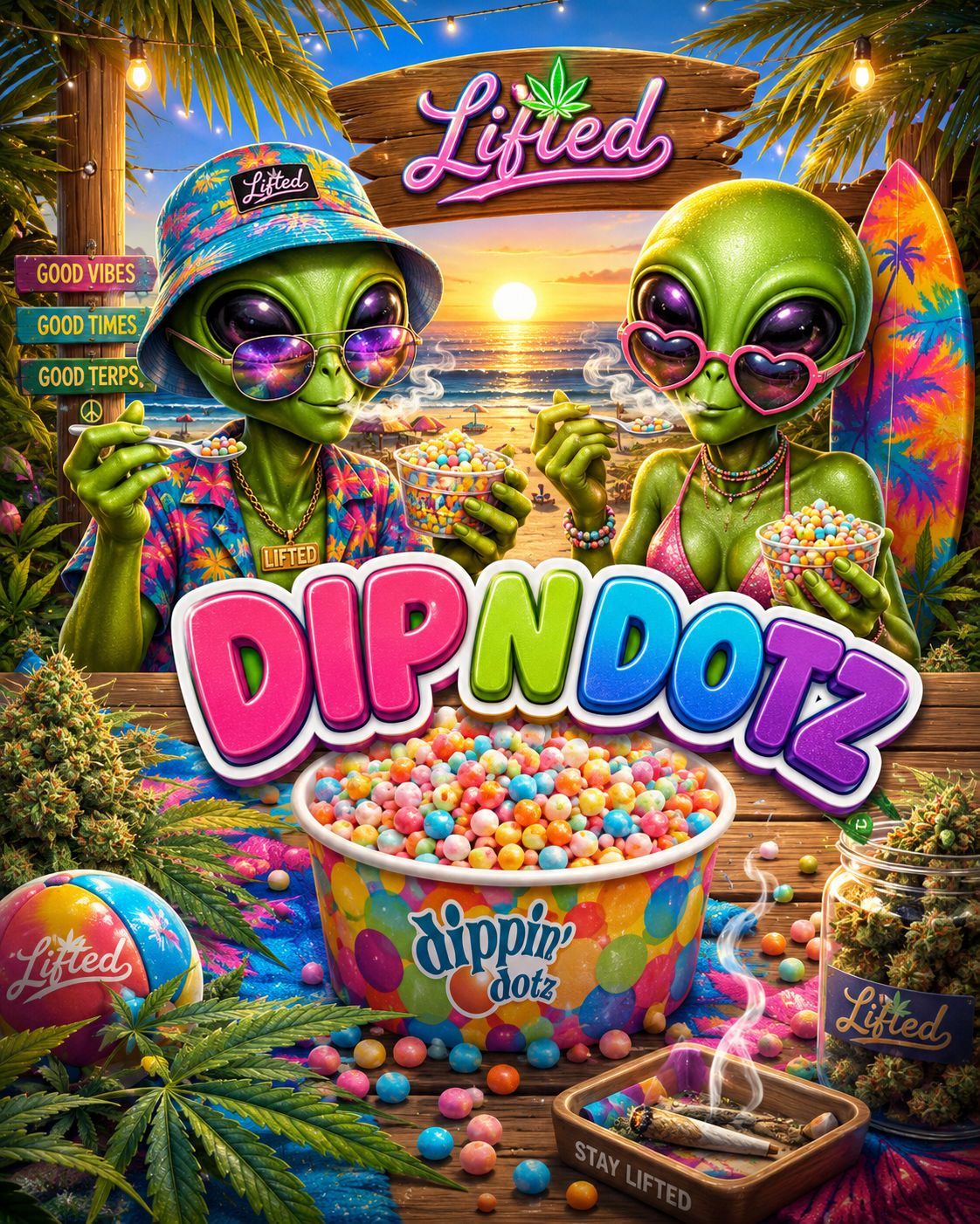 Dip N Dotz | $45 Oz | Hybrid