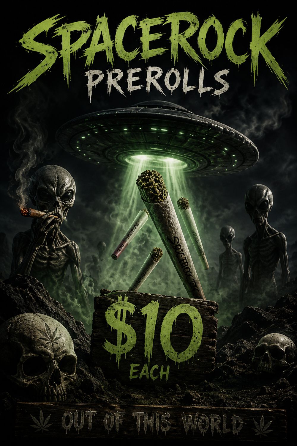 $10 Pre roll | Space Rock Preroll l Hybrid