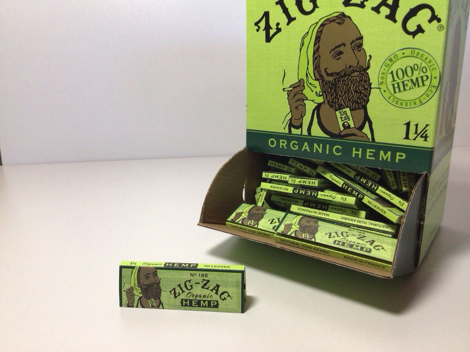 Zig Zag Organic Hemp Papers 1 1/4