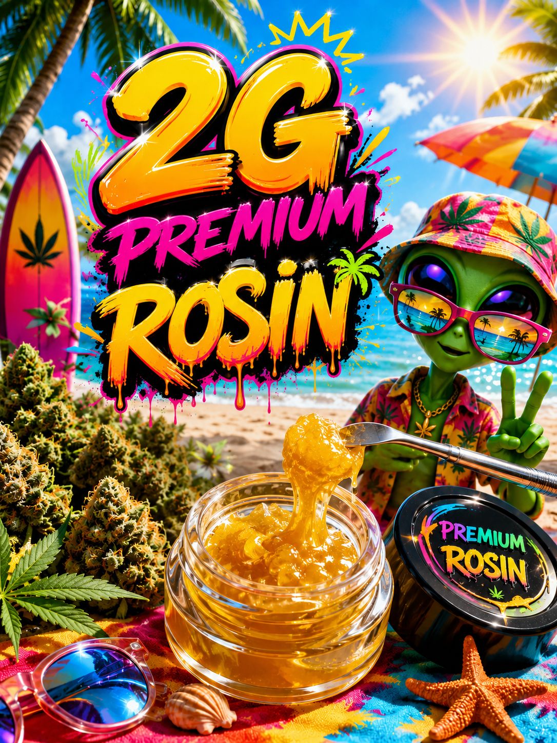 PREMIUM Live Rosin 2gram Jar