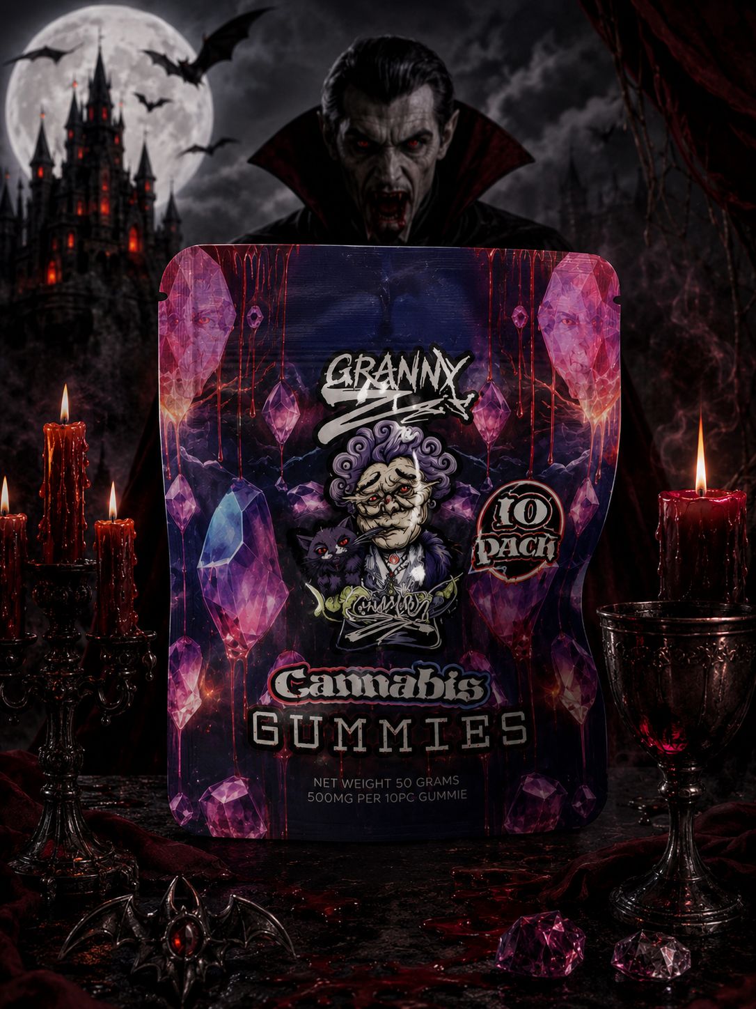 Granny Za 400mg Hash Gummies