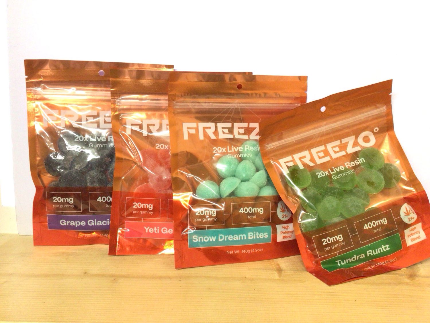 FREEZO 400mg Live Rosin Gummies