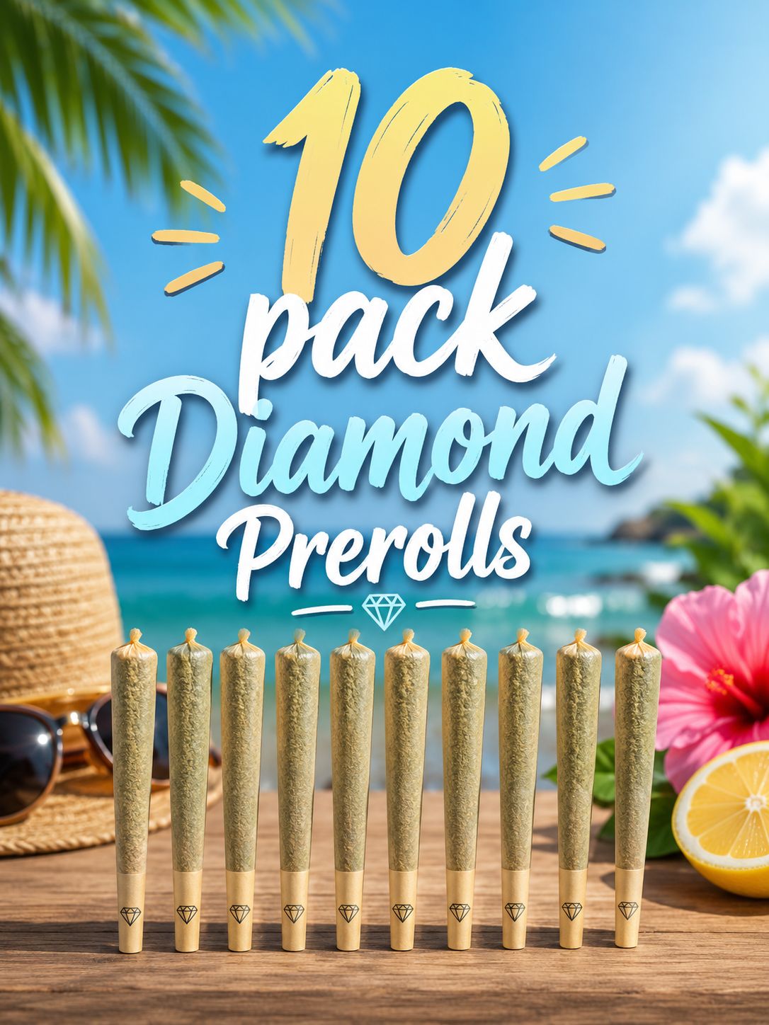 10 Pack Diamond Preroll
