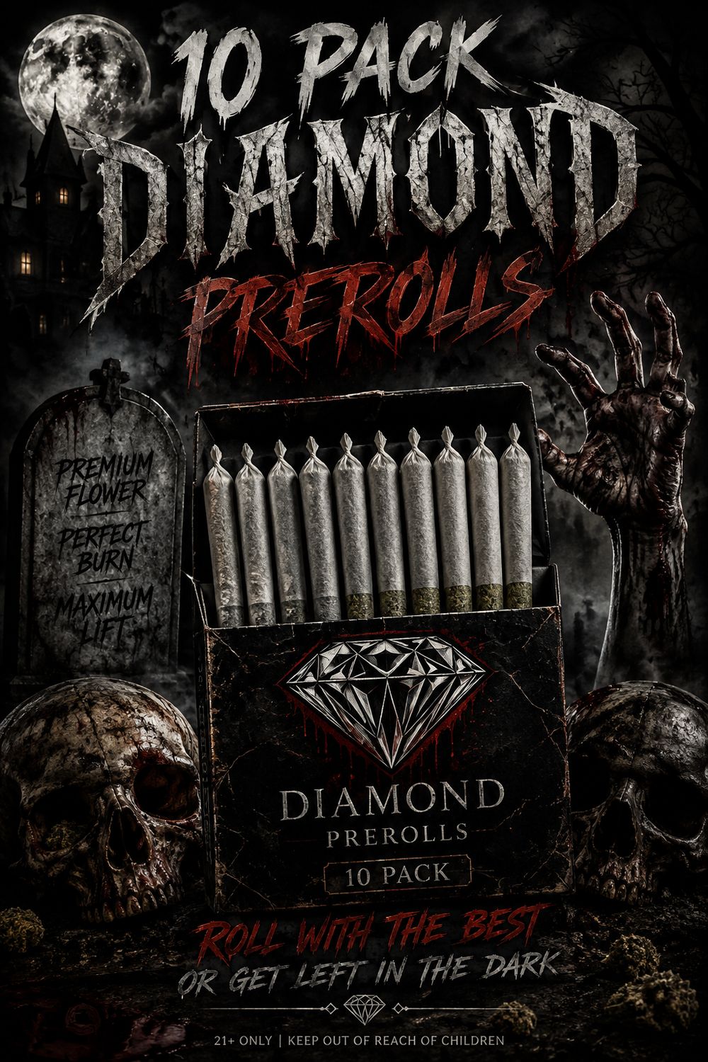 10 Pack Diamond Preroll