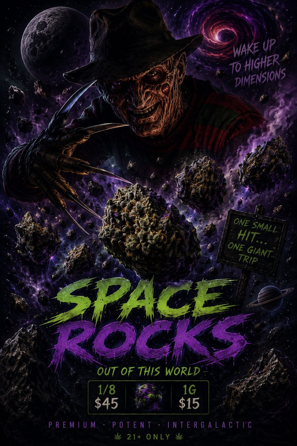 Space Rocks | 1g | 3.5g |