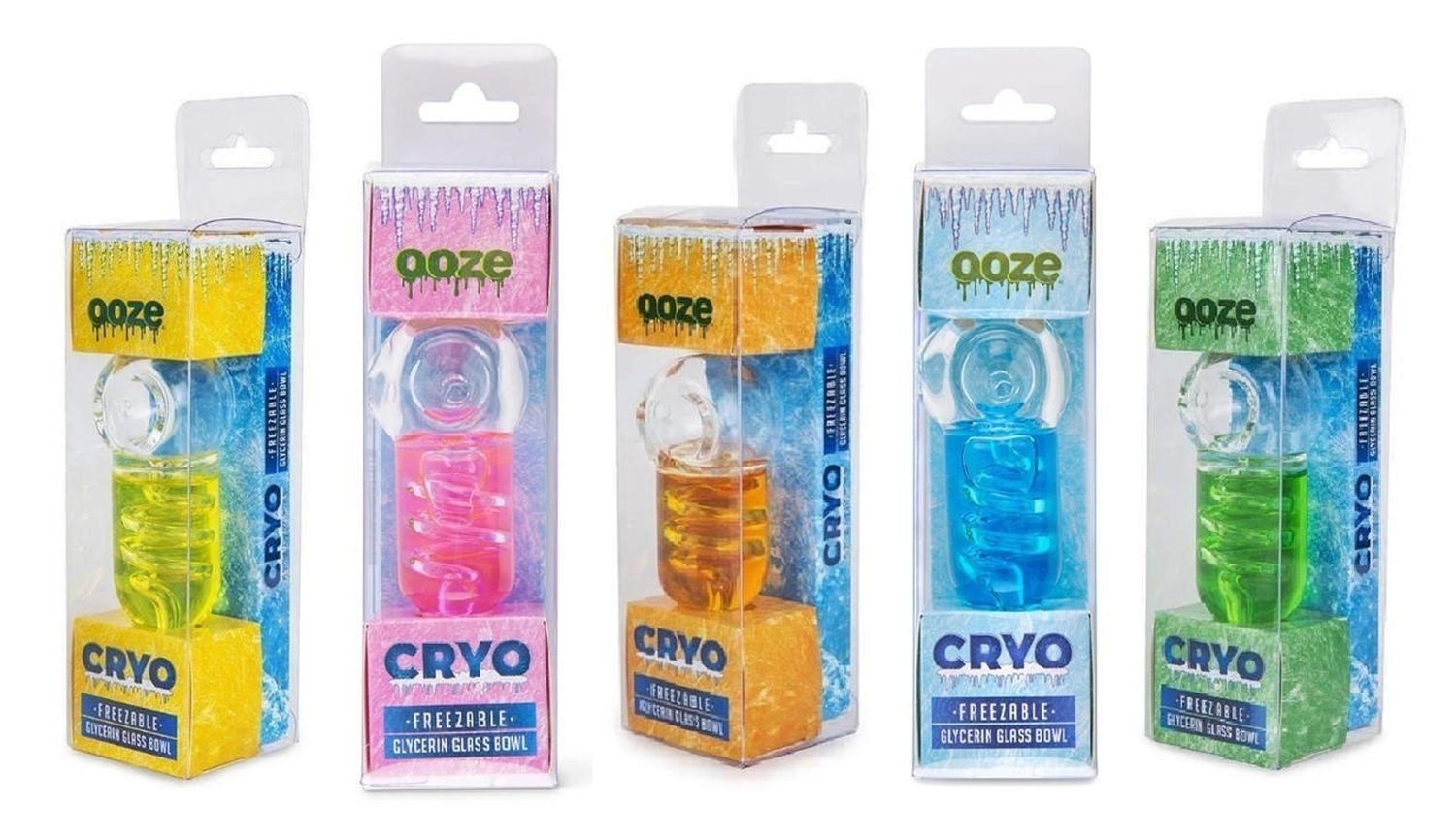 Ooze CRYO Freezable Glycerin Glass Bowl
