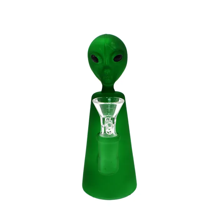 5.5" Alien Frosted Waterpipe