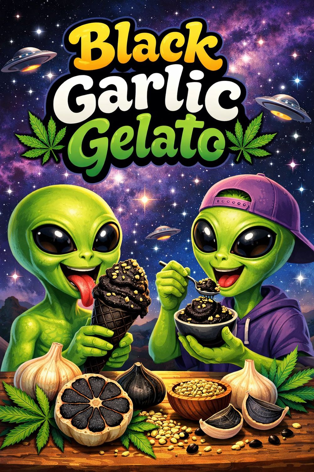 Black Garlic Gelato | Gold | Indica/Hybrid |