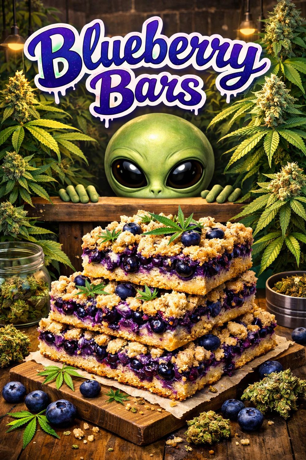 Blueberry Bars | Silver | Indica/Hybrid |