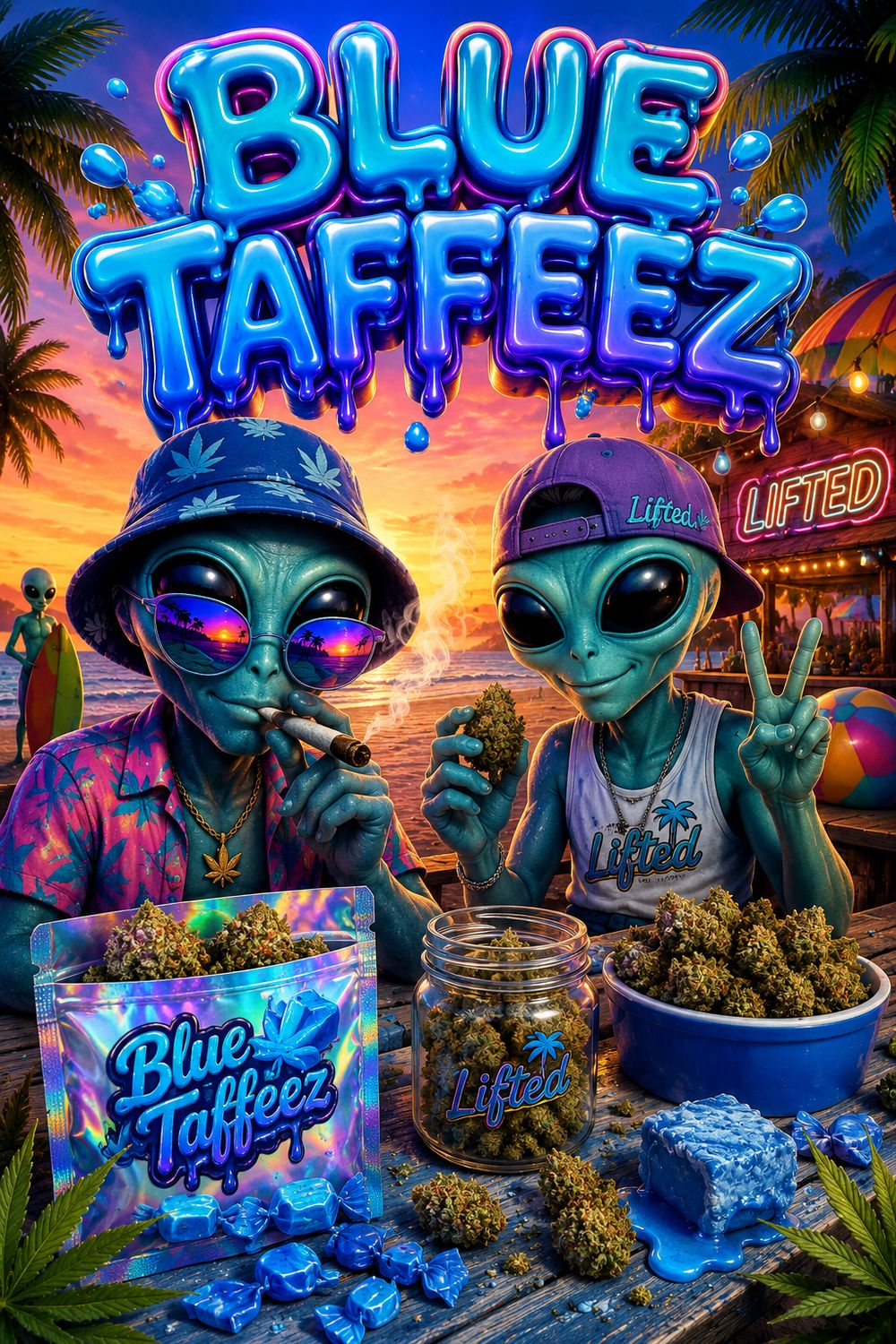Blue Taffeez | Silver | Hybrid