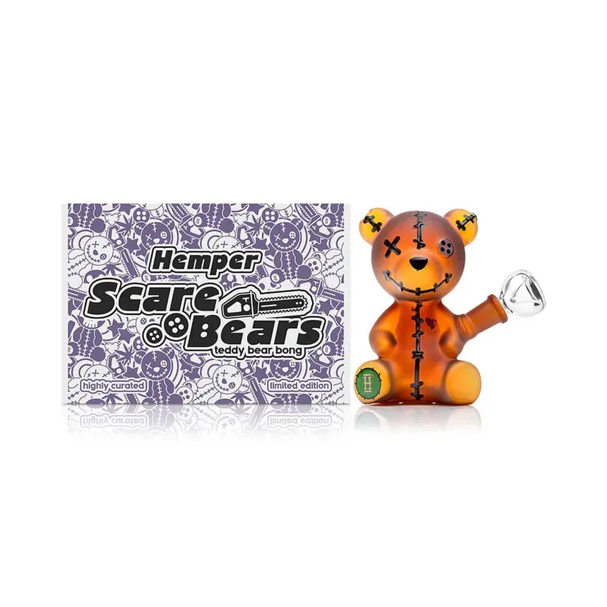 5"7 Hemper Scare Bears Teddy Bear Bong