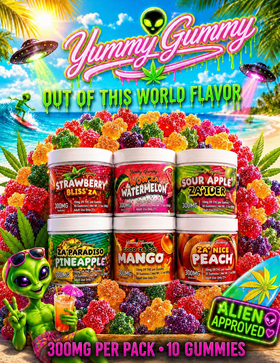 Yummy Gummy 300MG