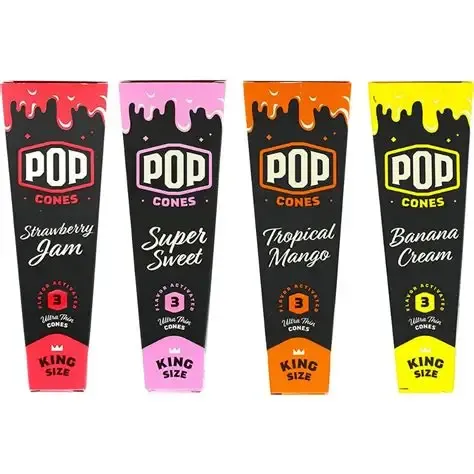 Pop Cones Unbleached King Size