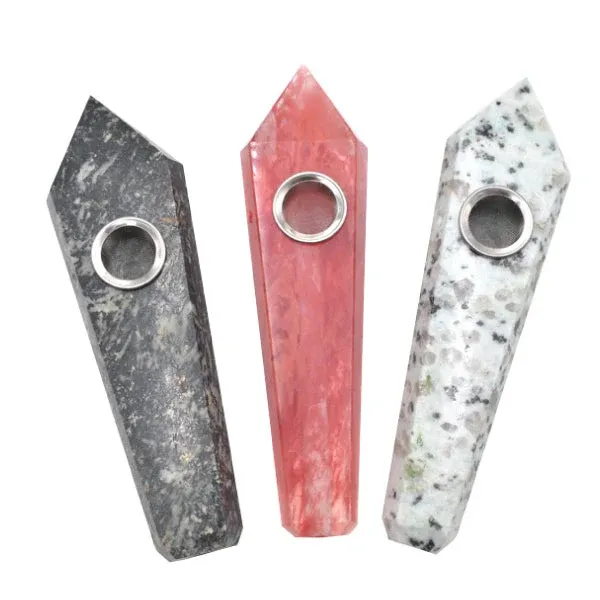 4” Crystal Pipes with Metal Screen