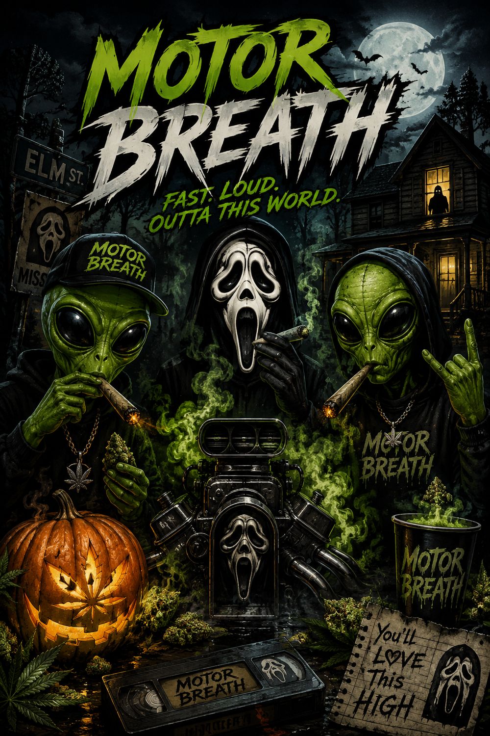 Motor Breath | $55 Oz | Indica/Hybrid |