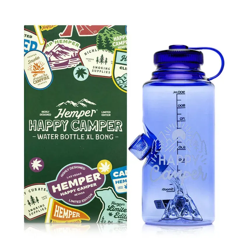 8.6" Hemper Happy Camper Waterbottle