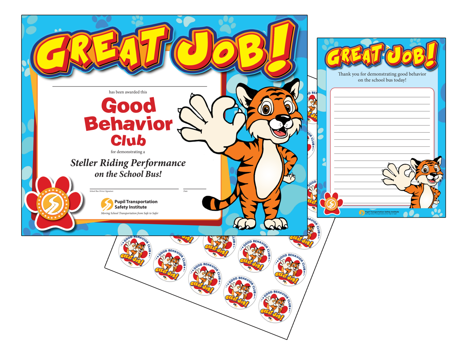 Good Behavior Packet with True the Tiger