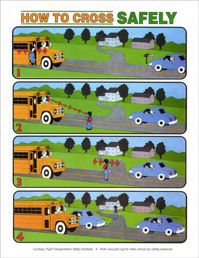 Safe Crossing POSTER (for inside the classroom)