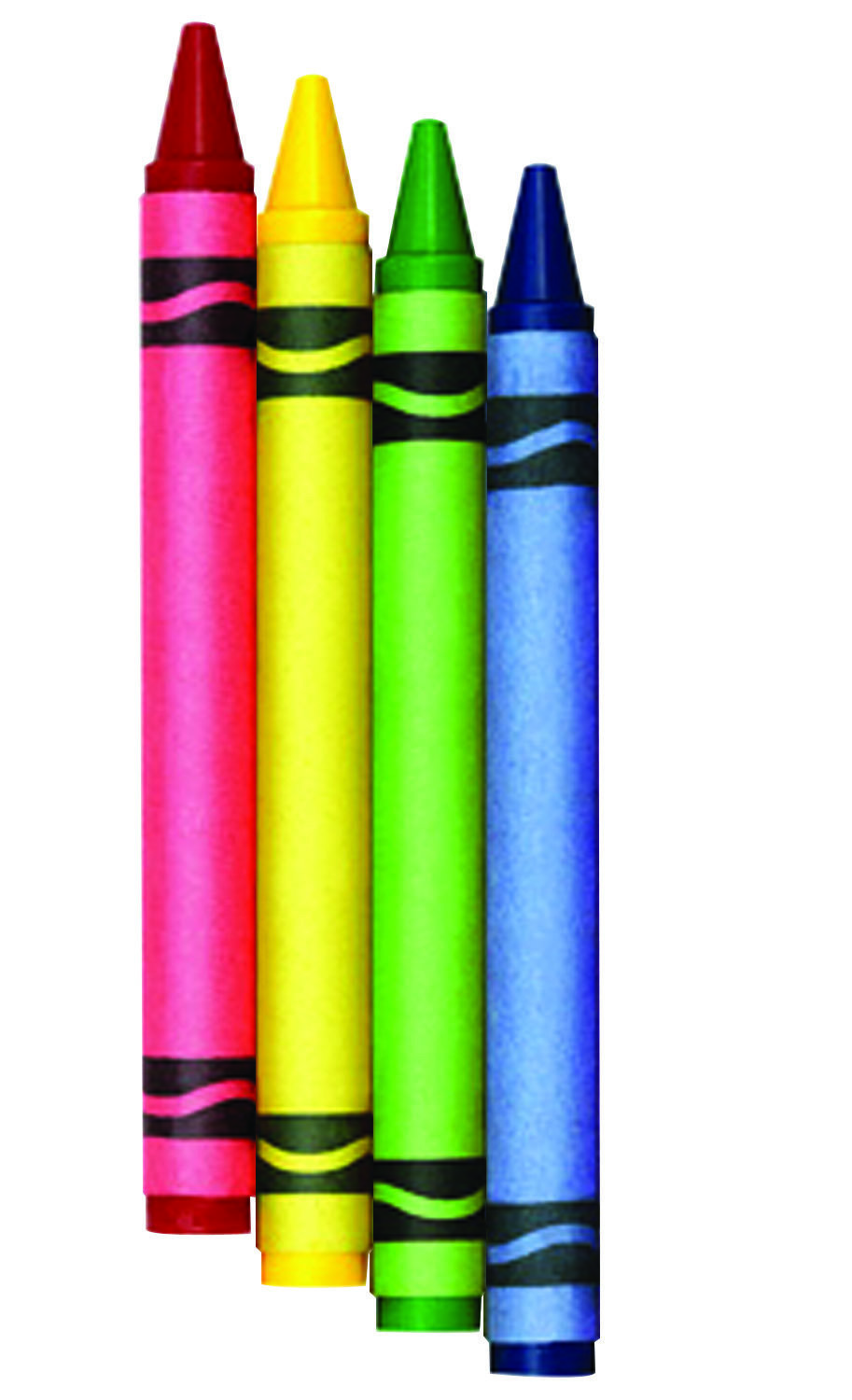 Tulip Fabric Color Crayons 4 Pkg Primary